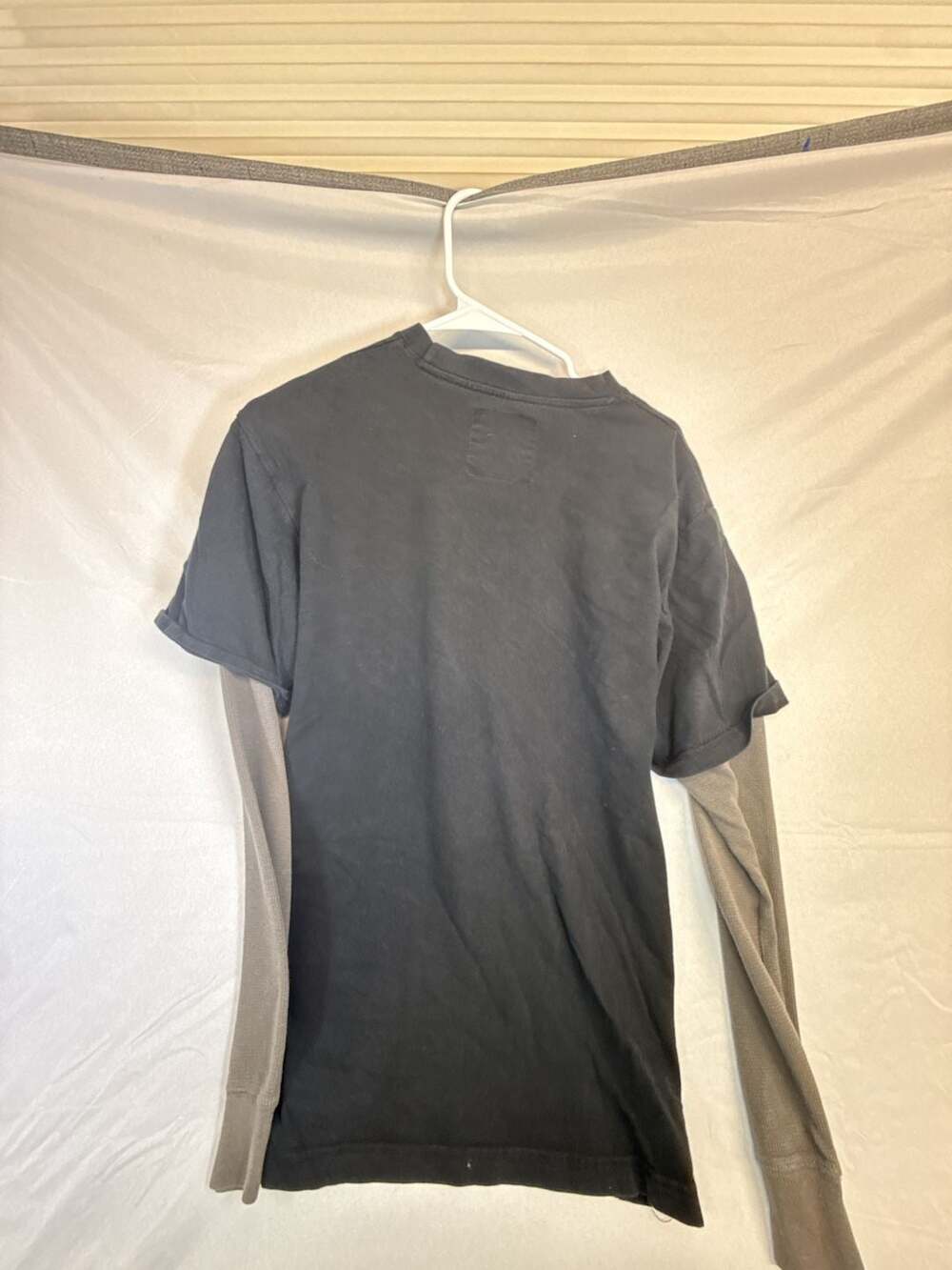 Y2K Southpole Truth & Liberty Layered T-Shirt Size M Black Y2K Graphic